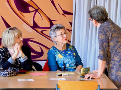 Beucher bei der Eröffnungsveranstaltung im Kultur-Labor Bad Salzungen