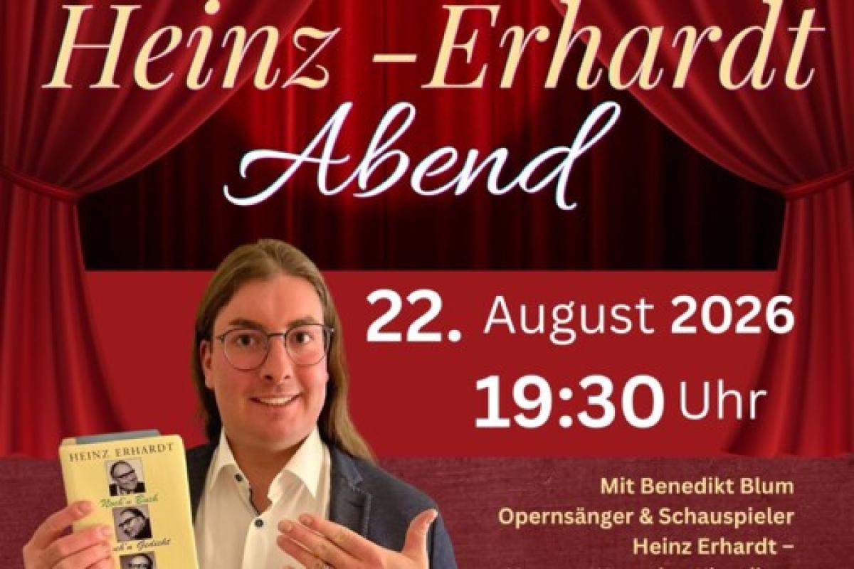 Bild zur Veranstaltung: Heinz-Erhard-Abend in der St. Trinitatis Kirche