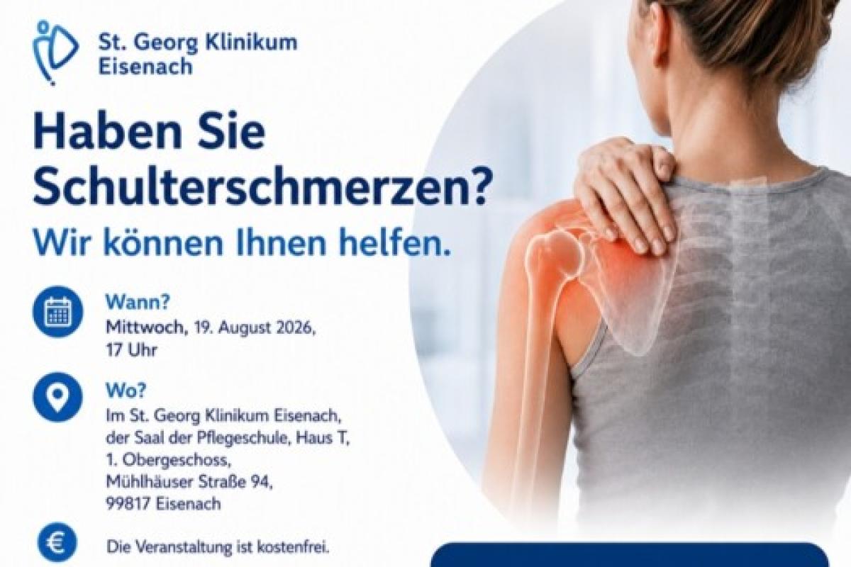 Bild zur Veranstaltung: Haben Sie Schulterschmerzen? Wir können Ihnen helfen.
