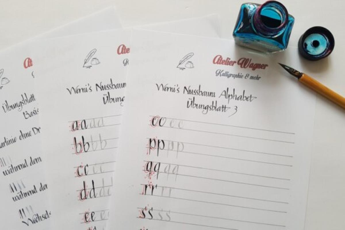 Bild zur Veranstaltung: Eisenacher Schreibsommer - Kalligraphie-Workshop